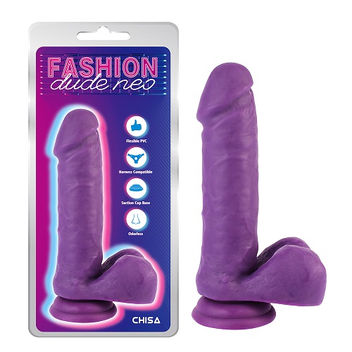 7.6'' Coileach Dildo Corcra Dédlúis