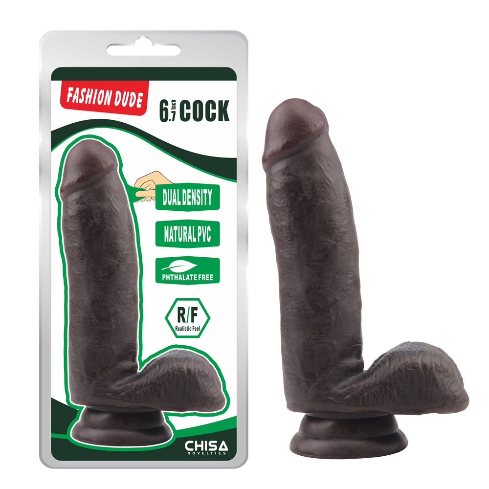 Faisean Dude-6.7 Inch Cock-Brown